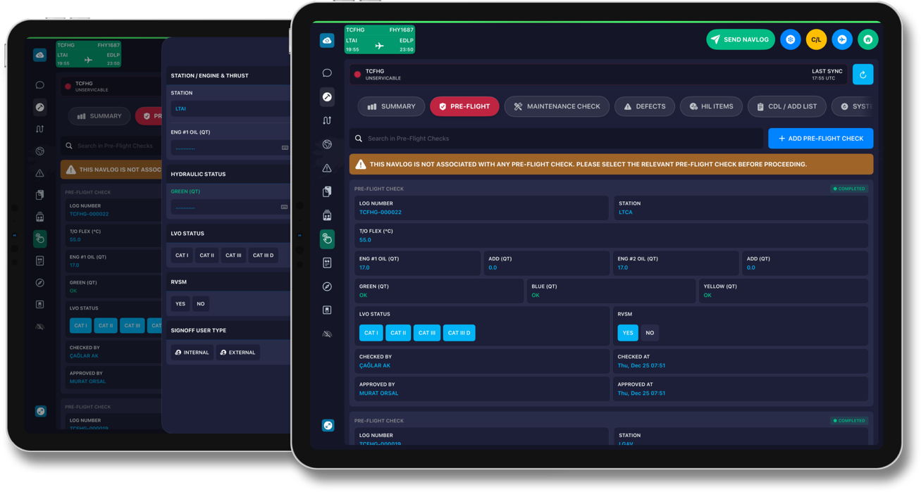 OnETL defect tracking screen
